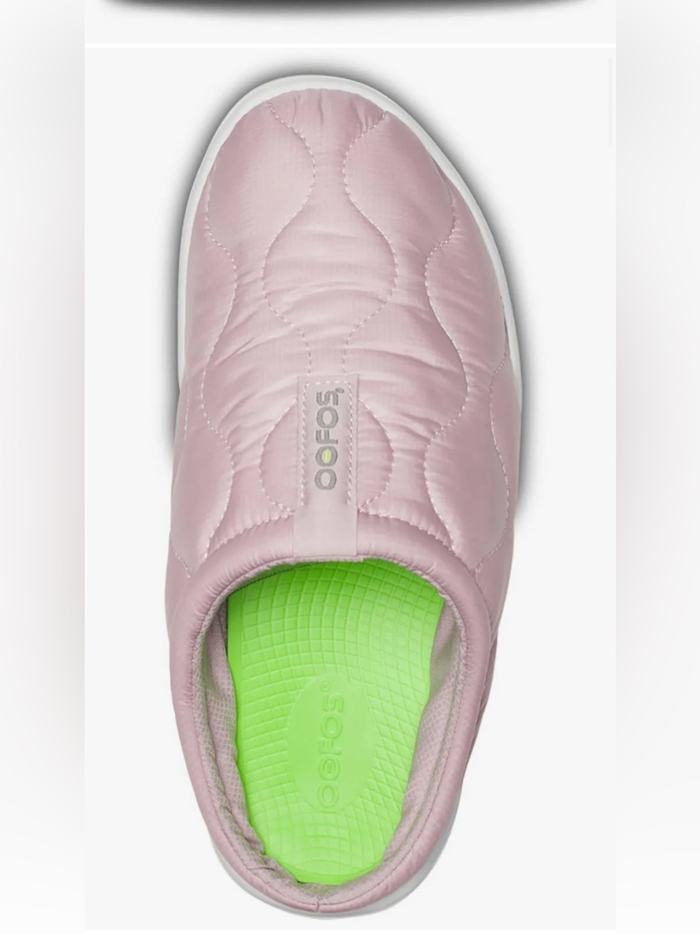Oofos OOcoozie Thermo Mule Pink Quilted Shoe Recovery Technology Cozy Size W 7 - Picture 7 of 16